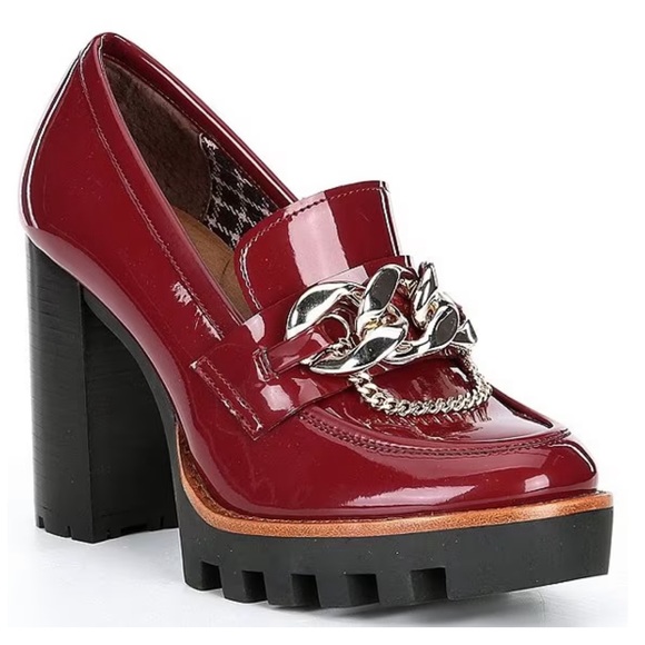 ANTONIO MELANI Shoes - ANTONIO MELANI Palmer Chain Detail Platform Loafer Pumps